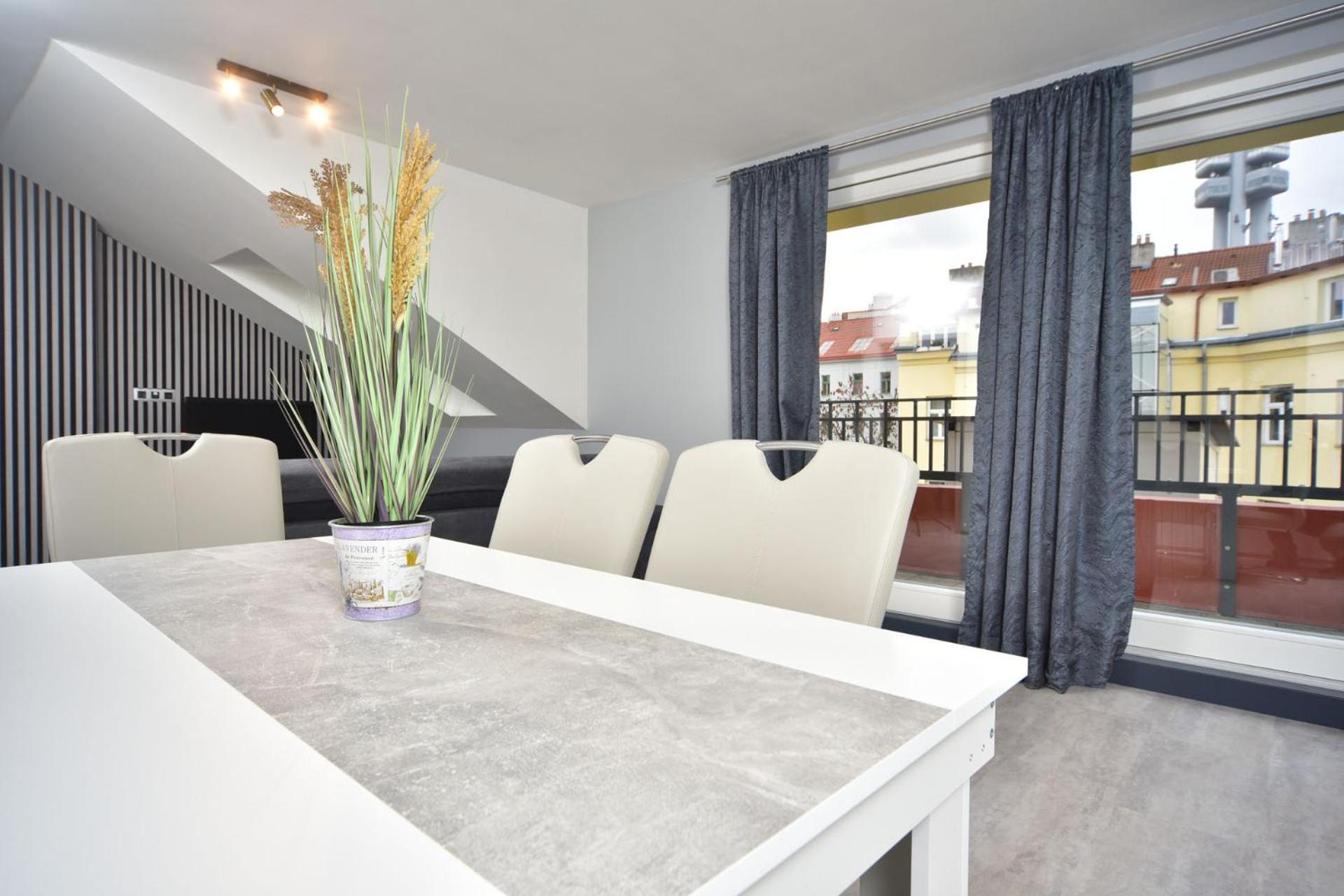 Vltava Design Apartments Prag Exteriör bild